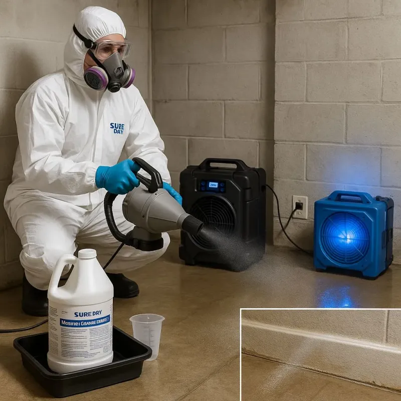 Sanitization and Odor Removal process in Ashley, OH