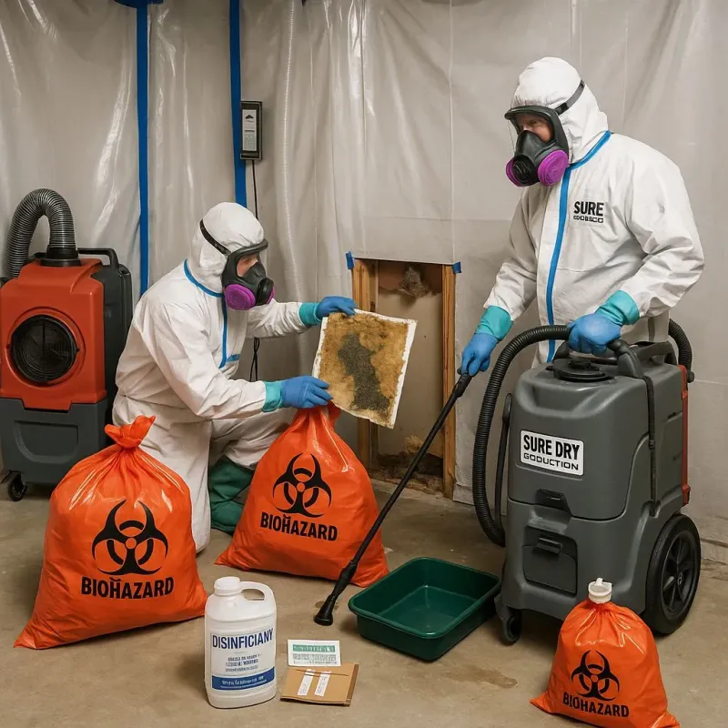 Contaminated Water Handling Protocols process in Ashley, OH